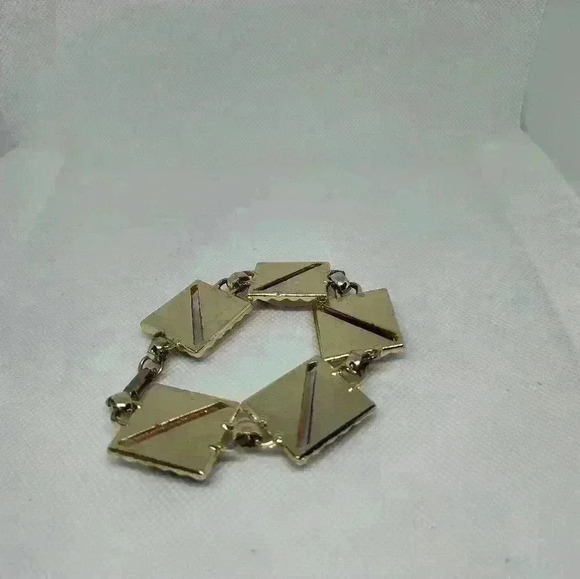 Vintage brown and cream bracelet - Picture 2 of 2